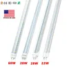 T8 LED Light Tubes 4 ft 4feet 18W 22W 28W 120W Bulbs Lighting LED Fluorescent Tube 4ft G13 Single Row SMD2835