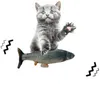 30 سم للقطط PET لعبة USB شحن محاكاة الرقص الكهربائي يتحرك لعبة مرنة القطط الأسماك للقطط ألعاب القطط التفاعلية DROP236M