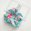 الفرق عيد الميلاد المخملية scrunchie لالعصابة مخطط الشعر Scrunchies المرأة مطاطا العلاقات بنات الشعر هالوين اكسسوارات الشعر