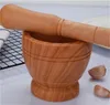 Stone Cudgel Pestle Rolls Grinder Negro Blanco Trabajo hecho a mano Ajo Puré Molino Condimento Especias Hogar Cocina Abrader 4 8tq G2