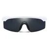 Occhiali da sole 2021 Brand Sports Men Temple di alta qualità Temple storto One Piece Plast Material Lenses 9140 Uv400 Eyewear 304o