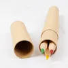 Black Kraft Paper Encens Tube Encens Barrel Small Rangement Boîte de rangement pour crayon Joss Stick Prothing Uping 207x21CM7241735