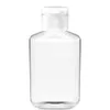 30 ml 60 ml plastic flessen met flip cap duidelijke hervulbare lege flessencontainers voor hand sanitizer shampoo vloeistof