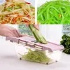 Set di utensili per il taglio di verdure Multi-funzione per tagliare le verdure Utensili per prosciutto Taglierina per salsiccia Tritatutto per frutta Coltello per cetrioli Forniture per la cucina ZCGY99