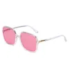 Mode Kinderen Oversize Zonnebril voor Meisjes Vierkante Gradiënt Kinderen Zonnebril Loveliness Goggles Roze Eyewear Frame UV4001