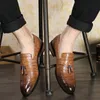 Dress Shoes 3847 Ly Men039S Kwaliteit Patent Leather Formele Chombre Black Soft Man Flat Classic D12015882164