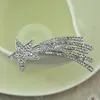 Crystal Rhinestone Meteor Wishing Brooch Pin Metal Shooting Star 브로치 핀 여성 의상 패션 보석 보석 액세서리 선물 5483403