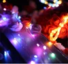 10M LED Outdoor Waterproof Battery Box Copper Wire Lamp String Flashing Fairy Light Christmas Decor with Remote Control