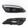 2 stks voor Ford Fiesta 2013 2014 2015 2016 LED DRL Dagrijverlichten Daglicht Mist Licht Waterdicht