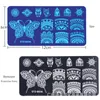 Nail Stamp Plate Stencils Nail Art Stickers Snowflake Flower Animals Letters Owl Gel Polish Stamping Templates DIY Nail Art Manicure Tools