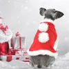 2020 neue Winter Verdicken Warme Haustier Hund Weihnachten Kostüm Glocke Cape Mantel Kleid Up Neue Jahr Party Fotografie Requisiten Großhandel