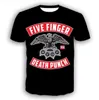 New Fashion Women / Mens Five Finger Death Punch engraçado 3d Imprimir T-shirt + Jogger Calças Casusal Treino Define S03