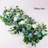 50cm DIY flower row Acanthosphere Rose Eucalyptus wedding decor flowers rose peony hydrangea plant mix flower arch artificial flower row