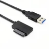 USB3.0 do Mini SATA II 7+6 13pin Adapter Converter Kabel do laptopa CD/DVD ROM Slimline Drive