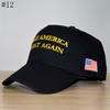 13Styles Donald Trump Baseball Hat Star USA Drapeau Camouflage Cap Keep America Great Chapeaux 3D Lettre de broderie réglable HHF1478