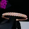 Andra armband 100% verkliga och naturliga Opal Bangle 925 Sterling Silver Fine Jewelry Opalbangle1226h