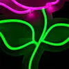 Rose signe romantique barre de nuit maison chambre éclairage décoration murale néon 12 V Super lumineux