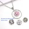 Pendant Necklaces 10PCS Interchangeable 18mm Snap Jewelry Liobonar Buttons Charms Necklace For Women1