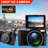 24MP Full HD 1080 P 4X Dijital Zoom Kamera 180 Derece Dönebilen 3.0 inç LCD Ekran Video Vlog Kamera Kamera1
