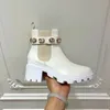 Hot Sale- Designers Martin Boots White Color Cowboy Ankle Boots Designers Women Booties Highet Quality 6cm Winter Booties