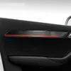 Araç iç kalıplama karbon fiber kapı paneli trim kapağı copilot gösterge paneli panel otomatik çıkartma Audi Q3 için Araç Stil 2013-2018266n