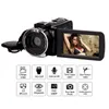 كاميرا الفيديو الرقمية YouTube Vlogging Camcorder، HD 1080P 30FPS 30MP 16X الرقمية التكبير 3.0 بوصة IPS LCD، DV كاميرات