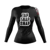 Women Compression Workout Tshirt Girls Full Printing MMA BJJ Gym Tee Tops 200925