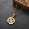 Iced Brass CZ SNOW Pendant&Necklace pink color Women And Men Rock Jewelry party gift CN2231220r