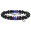 Black Light Stone Bead Bracelet Handmade Natural Beads Chakra Men Bracelets High Quality Tibetan Buddha Charm Jewelry Women Gift