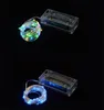 1m 2m 3m 30LEDS STARRY STRING Battery Lights Fairy Micro LED Transparent Copper Wire for Party Christmas Wedding 9 Colors