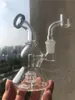 Clear Gourd Beaker Bong Glass Bubbler Smoking Pipe Showerhead Perc Water With 14mm Joint Banger