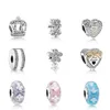 NEW 100% 925 Sterling Silver Charm Beads 792058CZ 792053CZ 792081FCZ 792056CZ 792098CZ 792083CZ Gifts