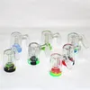 Wasserpfeifen Glas-Aschefänger, Silikonwachsbehälter, Aschefänger, 14 mm, 18 mm, männlich, weiblich, Perkolator, Schüsseladapter, Raucherzubehör für Glasbong