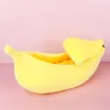 Estilo de desenho animado, fofo, lixo de gato canela Kennel Pet Banana Boat Nest Teddy Pomeranian Chinchilla Hamster disponível em todas as estações