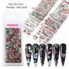 10pcspack Kerst Winter Nagelfolie Stickers Set Kerstman Sneeuwvlokken Nail Art Transfer Slider Manicure Decoratie Wrap CHSW73586359