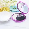 Vintage Hand Mirrors Pocket Mirror Mini Compact Mirrors Girl Double-Side Folded Hollow Out Makeup Mirror Radom Colors HHB1713