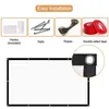 Portable projector screen 60-150 inch simple home outdoor projector screen