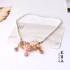 Chains Chinese Vintage Pearl Gold Handmade Necklace Accessories Headwear For Hanfu Kimono COSPLAY1