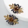 Stullo colorato bling zircone pietra in vetro orecchini in oro per donne gioielli di moda coreana 2021 regalo mamma intero8816784