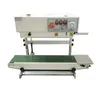 FR-770 Vertical Automatic Continuous Plastic Bag Band Sealer Candy Pouch Continuous Sealing Machine