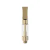 Metalen Platte Tip Goud Wickless Verstuiver 0.5 Ml 1 Ml Glazen Vaporizer Cartridges 510 Dikke Olie Tank