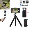 Tripods Telefone Tripé portátil e ajustável suporte da câmera com clipe universal remoto sem fio para Android Telefone CAM2484868