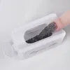 Portable Dipping Powder Magic Mirror Nail Glitter Dust Recycling Tray Mini Nail Caviar Sequins Storage Box Manicure Tools5042971