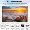 monitor portatile touch da 15,6 pollici tipo di batteria usb-c ips lcd 1080p display da gioco per pc per interruttore portatile ps4 xbox