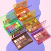 눈 그림자 Ucanbe Sweet Party Eyeshadow Pallete 네온 메이크업 팔레트 15 반짝이 매트 음영 Matellic 누드 블랜드 안료 분말