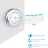 Topoch 6-pack batterij bediende bewegingssensor nachtlichtstick-overal lichten voor kastgarderobe kast slimme veiligheidslamp trap badkamer