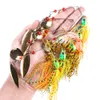 Hengjia Partihandel Nya 50pcs Double Piece Spinner Fiske Lures 14.3g 5 Färger 4.7cm 1.7cm sb001