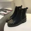 Hot Sale-Quality New Fashion Rivets Sneakers Women High Top Sneaker Ankle Boots