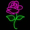 Rose Sign Romantic Night Bar Home Bedroom Lighting wall decoration neon light 12 V Super Brigh