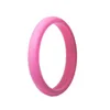 Bagues en Silicone pour femmes, 2.7mm, caoutchouc Flexible, coloré, bague de mariage, bijoux à la mode